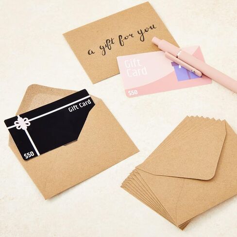 100 Pack Bulk Mini Envelopes for Gift & Small Business Note Cards (White, 4.3 x 3 in) in Saudi Arabia
