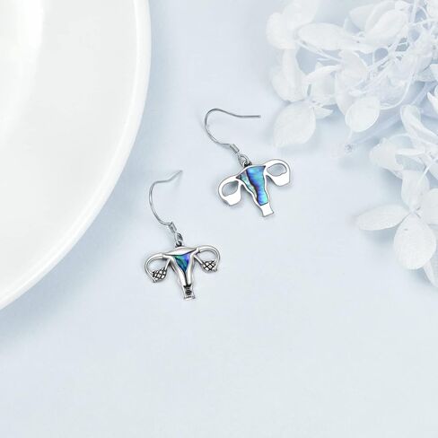Skeleton Skull Earrings Dangle Sterling Silver Moonstone Goth Earrings Christmas Jewelry for Women in Saudi Arabia