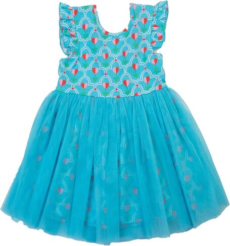 RuffleButts Baby/Toddler Girls Flutter Tulle Twirl Dress in Kuwait
