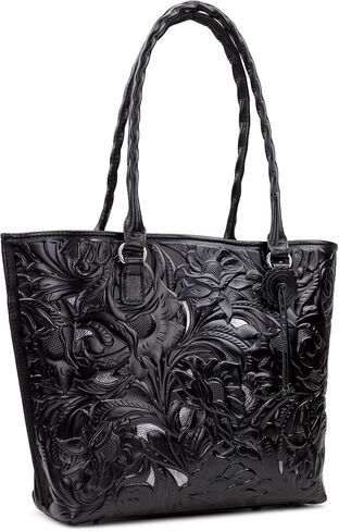 Patricia Nash Adeline Tote - Leather Handbags for Women, Elegant Women's Crossbody Purse and Women's Crossbody Handbags, Dark Purple in Kuwait