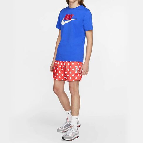 Nike Men's Swoosh Air Metallic Graphic Tee (Large, Gold/Silver) in Saudi Arabia