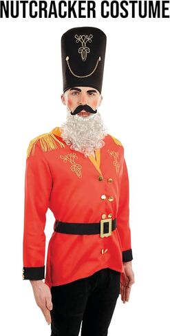 fun shack Mens Nutcracker Costume, Adult Nutcracker Costume Adult Men, Toy Soldier Costume Men, Marching Band Costume Adult, in Saudi Arabia