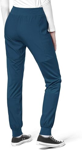 WonderWink W123 Women’s Comfort Waist Cargo Jogger Pant — Caribbean, Small in Saudi Arabia