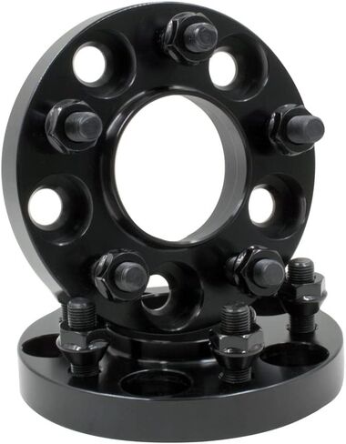 Wheel Accessories Parts 4 Pcs Hub Centric Wheel Spacers 5 on 4.50 114.3mm 20mm Thick 12mm 1.50 12x1.50 Thread Stud 64.10mm Hub Fits Honda | Acura Passenger Cars in Saudi Arabia
