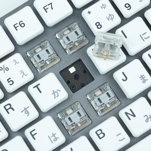 Kailh Low Profile Choc Mechanical Switch for Split-Ergo-Mechanical Keyboard 35Pcs (Silver) in Kuwait