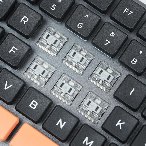 Kailh Low Profile Choc Mechanical Switch for Split-Ergo-Mechanical Keyboard 35Pcs (Silver) in Kuwait