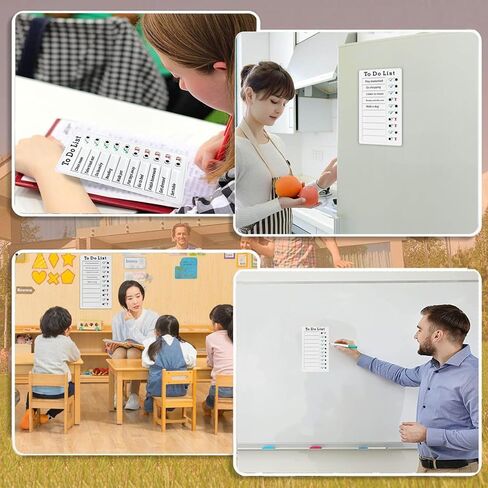 2 قطعة من جدول ألعاب للأطفال، لوحة بلاستيكية محمولة لمذكرة الرسم البياني - لوحة رسائل قابلة للفصل، قائمة يومية للمهام، قائمة مرجعية RV in Kuwait
