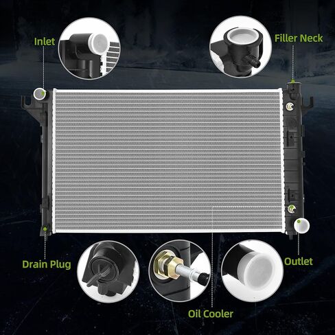 مشعاع AUTOSAVER88 متوافق مع 2009-2018 Ram 1500 2011-2013 Ram 2500 3500 3.6L 3.7L 4.7L 5.7L V6 V8 in Kuwait
