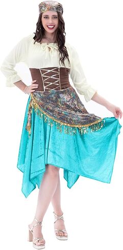 Seasons Fortune Teller Costume, Medium (8-10) in Saudi Arabia