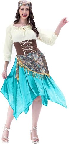 Seasons Fortune Teller Costume, Medium (8-10) in Saudi Arabia