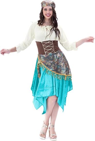 Seasons Fortune Teller Costume, Medium (8-10) in Saudi Arabia