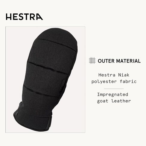 قفازات Hestra للجنسين بإطار CZone معزولة للشتاء والثلج والطقس البارد in Saudi Arabia