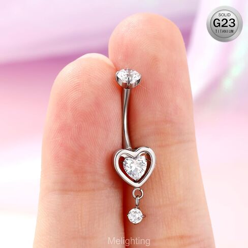 Melighting Chain Nipple Rings 14G Nipple Piercing Jewelry for Women Stainless Steel 316L Clear CZ Dainty Wings Nipple Barbell Nipple Bars Body Piercing Jewelry for Women in Saudi Arabia