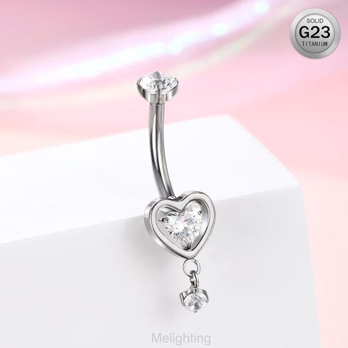 Melighting Chain Nipple Rings 14G Nipple Piercing Jewelry for Women Stainless Steel 316L Clear CZ Dainty Wings Nipple Barbell Nipple Bars Body Piercing Jewelry for Women in Saudi Arabia