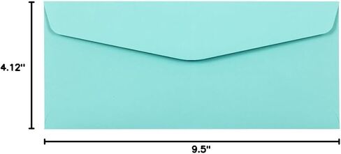 JAM PAPER A6 Premium Invitation Envelopes - 4 3/4 x 6 1/2 - Aqua Blue - 50/Pack in Saudi Arabia