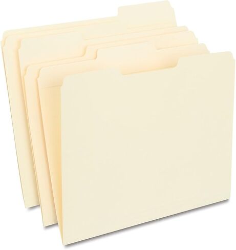 Smead(R) Premium Colored File Folders, 1/3 Cut, Letter Size, Green, Box Of 100 in Saudi Arabia