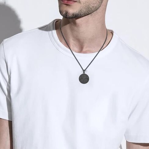 Lattd Tree of Life Necklace for Men 925 Sterling Silver Norse Nordic Pendant for Boys Jewelry Gift in Saudi Arabia