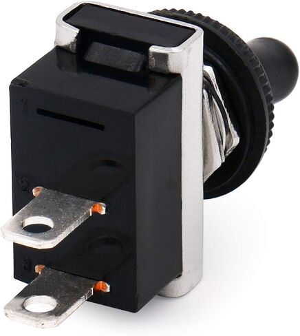 Baomain Toggle Switch SPST ON-OFF Type 2 Pin 12V/10A with Waterproof cover for Auto Car in Saudi Arabia