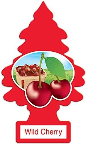 Little Trees Cardboard Hanging Car, Home & Office Air Freshener, Peachy Peach (Pack of 12) in Saudi Arabia