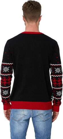 سترة uideazone للجنسين لأعياد الميلاد القبيحة بأكمام طويلة ورقبة دائرية بلوفر محبوك لاحتفالات حفلات عيد الميلاد in Kuwait