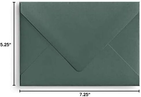 Beach A1 Euro Curved Flap Invitation Envelopes - Pack of 50 in Saudi Arabia