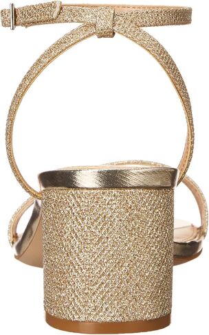 Badgley Mischka Women's Danni Ii Heeled Sandal, Champagne Satin, 10 in Saudi Arabia
