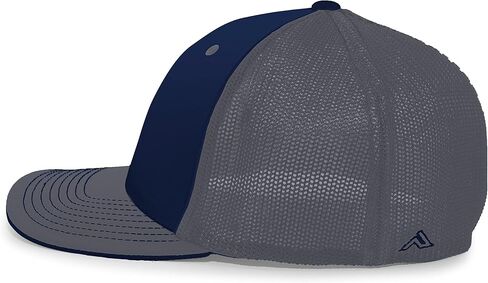 Pacific Headwear Standard Trucker Pacflex Cap, Black/White/Black Large in Kuwait
