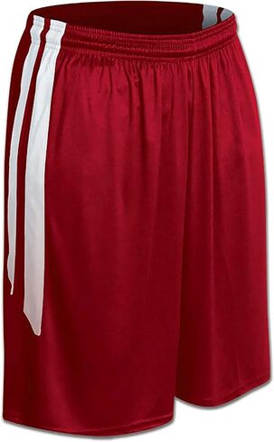 Champro Unisex-Youth Dri Gear Muscle Basketball Shorts, Gold, White, Youth Medium in Saudi Arabia