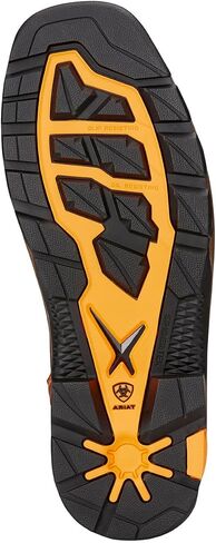 Ariat Mens Intrepid VentTEK Composite Toe Work Boot Bruin Brown/Sassy Orange 9 Wide in Saudi Arabia