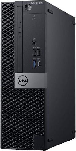 Dell Optiplex 5060 Desktop Computer | Hexa Core Intel i5 (3.2) | 32GB DDR4 RAM | 1TB SSD Solid State | Windows 11 Professional | Home or Office PC (Renewed), Black in Kuwait