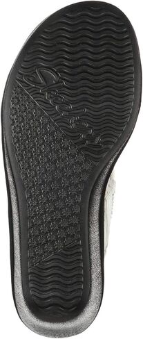 Skechers Cali Women's womens Rumble on - Sassy Dayz Wedge Sandal, Black/Black, 11 US in Saudi Arabia