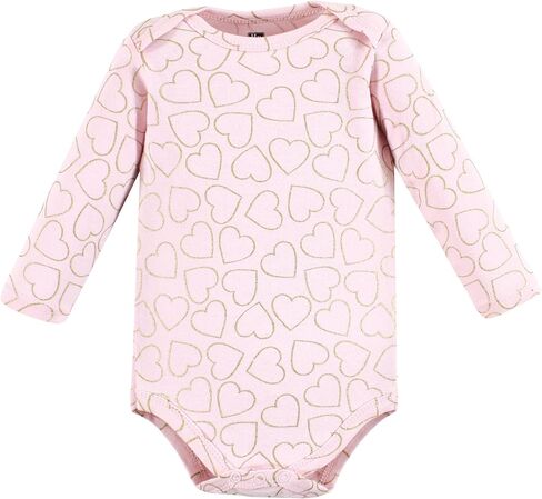 Hudson Baby Unisex Baby Cotton Long-Sleeve Bodysuits, Girl Arctic Animals, 12-18 Months in Saudi Arabia