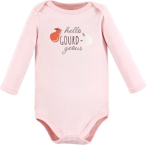 Hudson Baby Boys Bodysuits Unisex Cotton Long-Sleeve Cuteasaurus 5-Pack, 3-6 Months, Cuteasaurus 5-pack, 3-6 Months US in Saudi Arabia