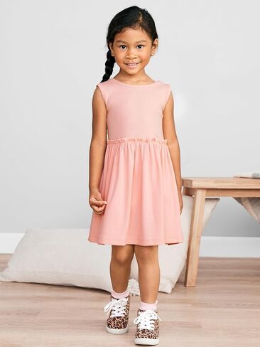 مجموعة ملابس اللعب Simple Joys من Carter's Baby للفتيات بأكمام قصيرة وبدون أكمام، عبوة من قطعتين، زهري داكن/وردي، 18 شهرًا in Saudi Arabia
