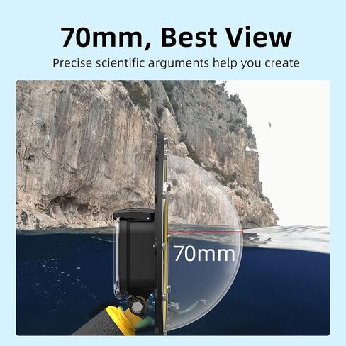 TELESIN Dome Port with Diving Stabilizer Kit for GoPro Hero 12 Hero 11 Hero 10 Hero 9 Black, Underwater Waterproof Housing Dive Case Diving Rig Tray Anti-Fog Insert for Go Pro 12 11 10 9 Accessories in Saudi Arabia