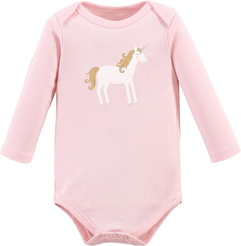 Hudson Baby Unisex Baby Cotton Long-Sleeve Bodysuits, Dreamer, 12-18 Months in Saudi Arabia