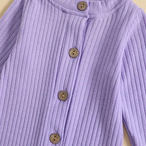 Aoswep - Lovely Solid Color Baby Long Sleeve Jumpsuit baby girl bodysuit in Kuwait
