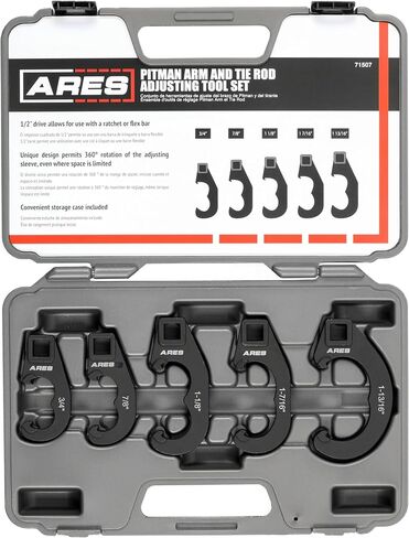 ARES 12112 – 28mm - 35mm Auto Adjust Inner Tie Rod Tool – Unique Design Grips Tie Rod End Securely - Suitable for Use with Small European and Japanese Cars in Kuwait