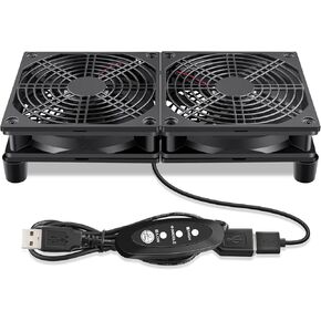 WDERAIR 120 مم مروحة تبريد كمبيوتر هادئة 5 فولت USB لجهاز راوتر مودم Xbox TV Box DVR Playstation وجهاز تبريد إلكترونيات أخرى in Kuwait