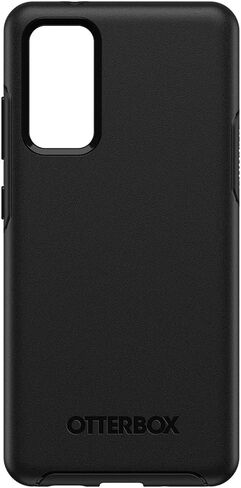 OtterBox Samsung Galaxy S20 FE 5G (FE فقط - غير متوافق مع طرز Galaxy S20 الأخرى) حافظة سلسلة Symmetry - أسود، أنيق للغاية، متوافق مع الشحن اللاسلكي، حواف مرتفعة تحمي الكاميرا والشاشة in Saudi Arabia