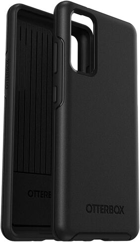 OtterBox Samsung Galaxy S20 FE 5G (FE فقط - غير متوافق مع طرز Galaxy S20 الأخرى) حافظة سلسلة Symmetry - أسود، أنيق للغاية، متوافق مع الشحن اللاسلكي، حواف مرتفعة تحمي الكاميرا والشاشة in Saudi Arabia