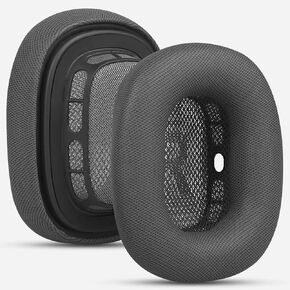 Premium Replacement Ear Cushions for Apple AirPods Max Headphone, Protein Leather Memory Foam Earpads with Excellent Noise Isolation (Black) in Saudi Arabia