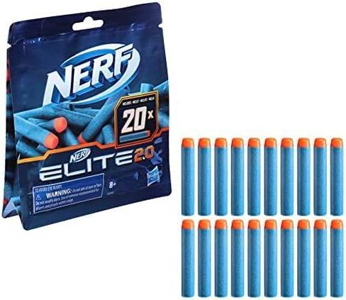حزمة إعادة تعبئة Nerf Elite 2.0 ذات 20 سهمًا، وأشياء تخزين عيد الميلاد - 20 سهمًا رسميًا من نيرف إيليت 2.0 الإسفنجية - متوافقة مع جميع مسدسات نيرف التي تستخدم سهام النخبة in Kuwait