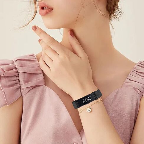 FTYQUEE Braided Stretchy Adjustable Straps Compatible for Fitbit Inspire 3/Inspire 2/Inspire HR/Inspire/Ace 3/Ace 2 for Women Men,Sport Elastic Nylon Cloth Wristbands for Fitbit Inspire 3/2(Black+Black White) in Kuwait