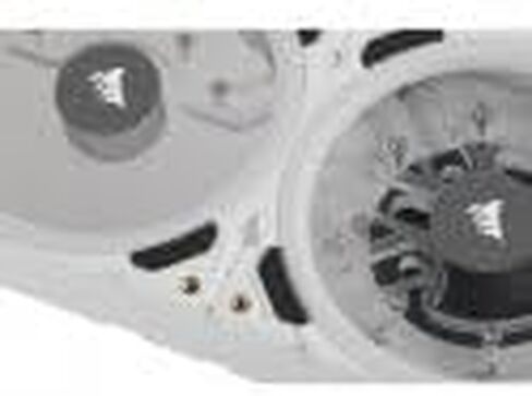 CORSAIR Hydro X Series XD7 RGB Pump/Reservoir Combo (360mm Distribution Plate System, D5 PWM Pump, 140 ml Reservoir, 36 Individually Addressable RGB LEDs, Temperature Sensor) White in Saudi Arabia