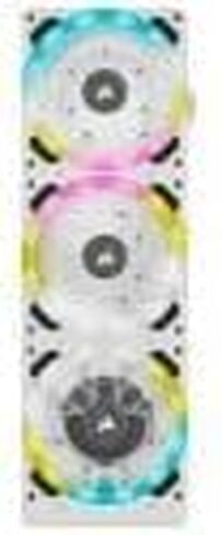 CORSAIR Hydro X Series XD7 RGB Pump/Reservoir Combo (360mm Distribution Plate System, D5 PWM Pump, 140 ml Reservoir, 36 Individually Addressable RGB LEDs, Temperature Sensor) White in Saudi Arabia