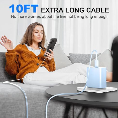 Samsung 45W USB-C Super Fast Charging Cord Cable Type C Wall Charger Android Phone Charger Block for Samsung Galaxy S23 Ultra/S23/S23+/S22/S22 Ultra/S22+/Note 10/20/S20/S21, Galaxy Tab S7+/S8+,2Pack in Kuwait