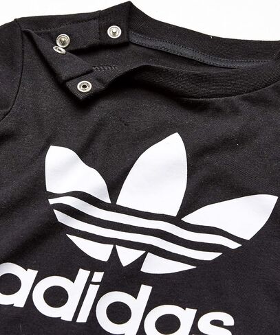 adidas Originals unisex baby Trefoil Tee T Shirt, True Pink/White, 4T US in Saudi Arabia