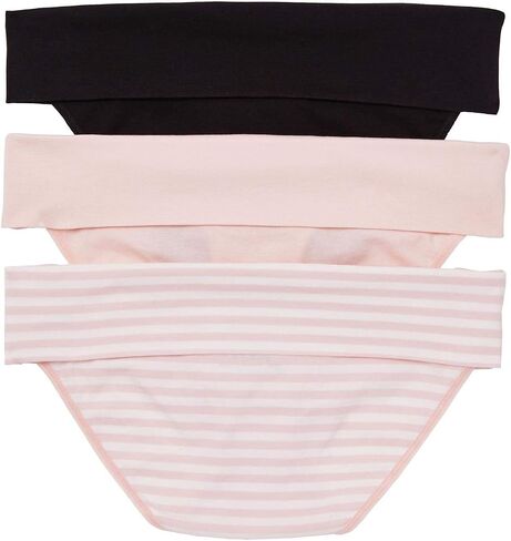Motherhood Maternity – 3 Pack Maternity Panties – Foldover and Bikini Style Underwear for Pregnancy – Sizes Small to 3X in Saudi Arabia