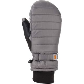 Carhartt womens Quilts Insulated Mitten Cold Weather Gloves, Black, Medium US in Saudi Arabia